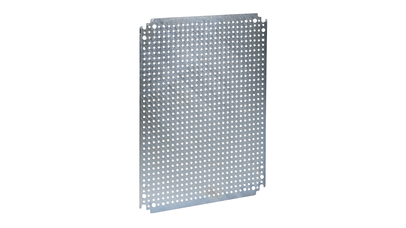 Schneider Electric NSYMF Series Perforated Mounting Plate, 365mm H, 350mm W for Use with Spacial CRN, Spacial S3D,