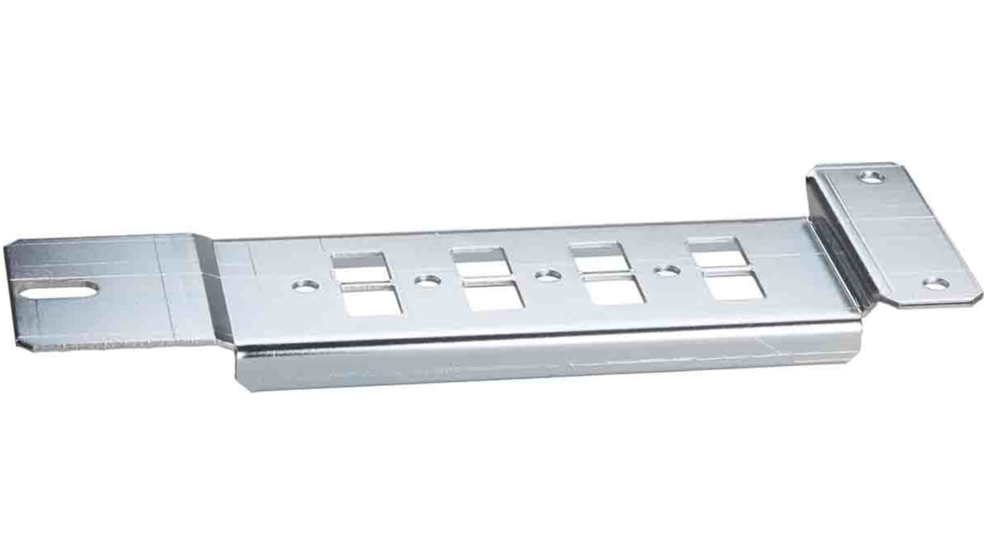 Schneider Electric NSYMPS Series Mounting Plate, 50mm H, 75mm W for Use with Spacial SF, Spacial SM