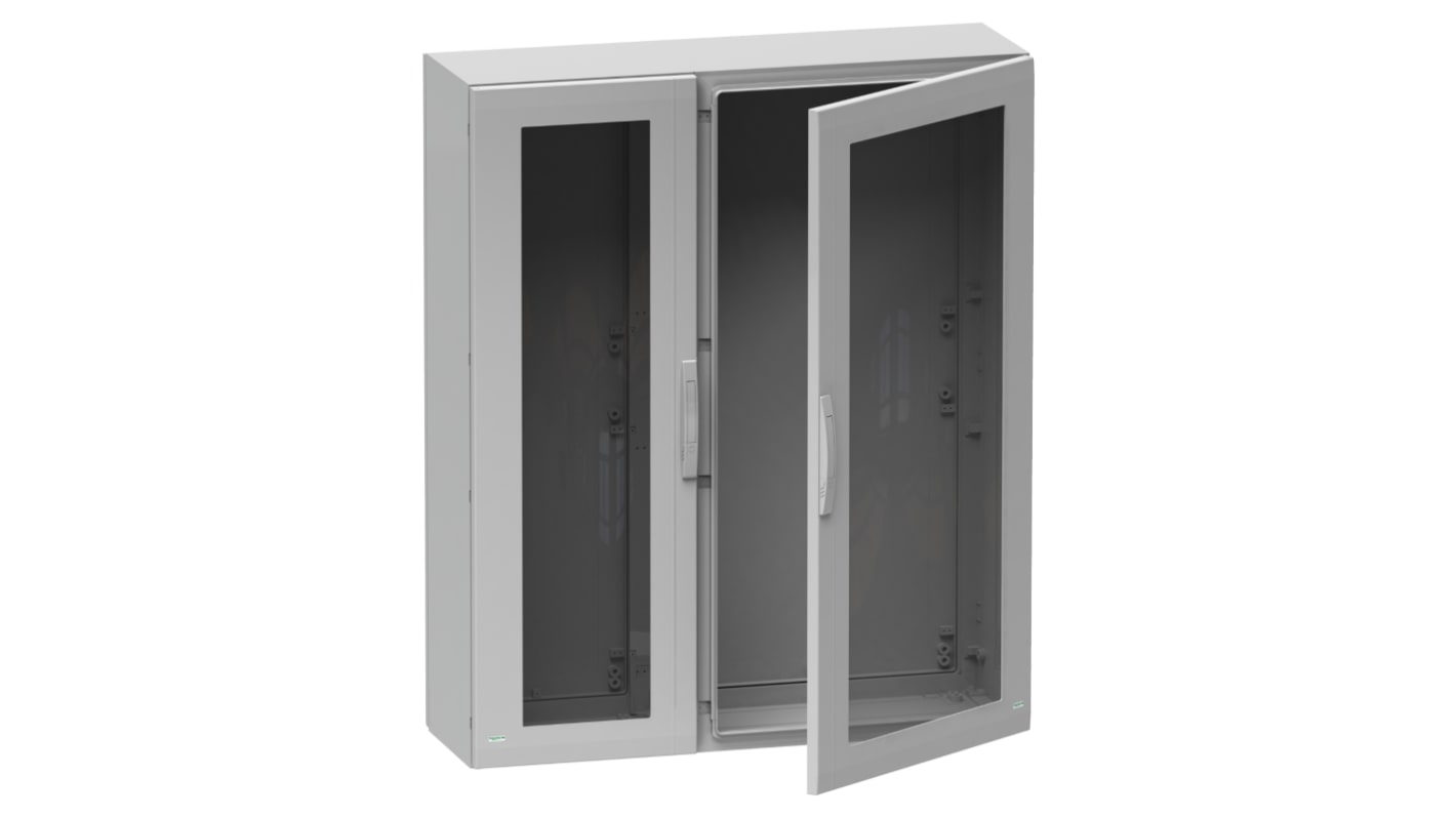 Schneider Electric NSYPLA Series Double-Door-Door Floor Standing Enclosure, IP65, 1000 x 1000 x 420mm
