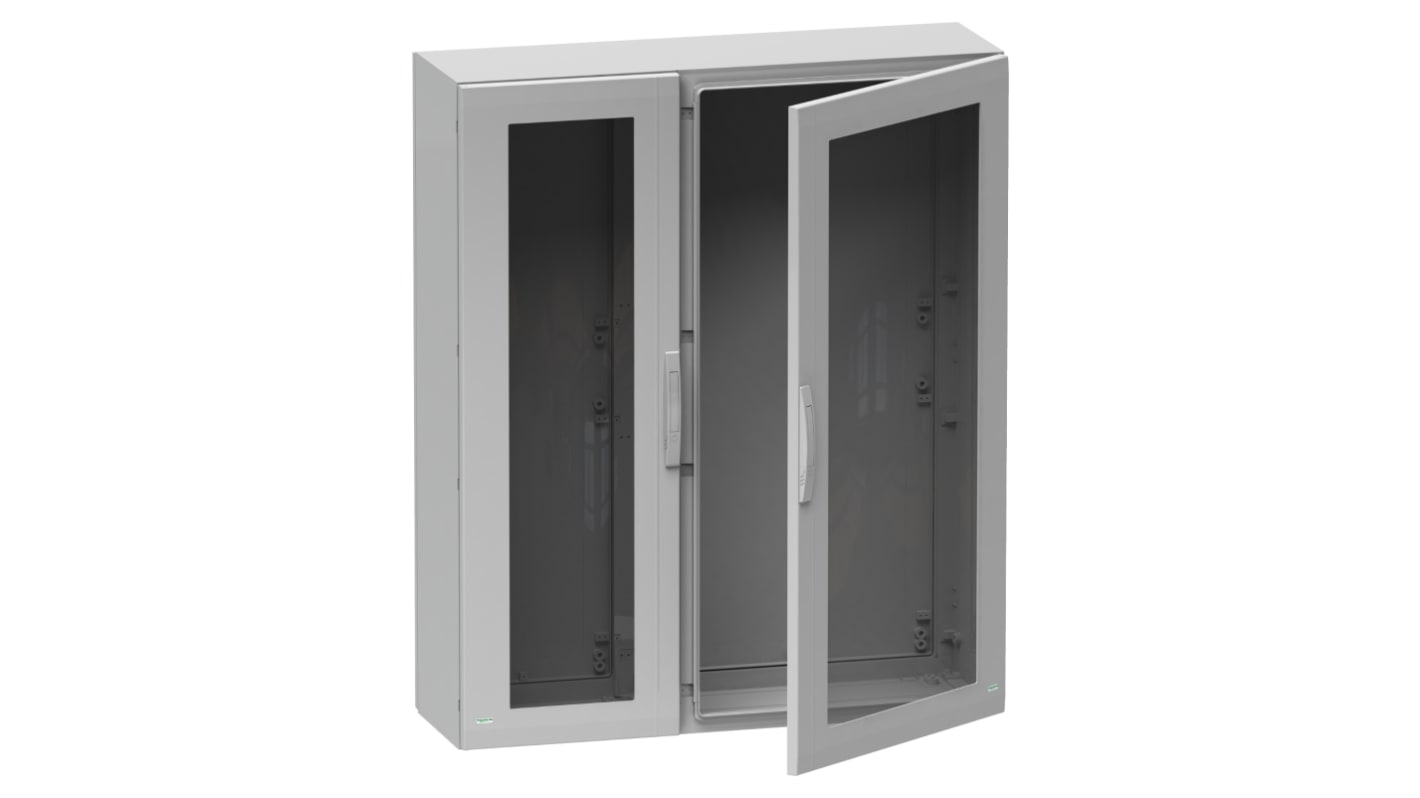 Schneider Electric NSYPLA Series Double-Door-Door Floor Standing Enclosure, IP66, 1000 x 1250 x 420mm