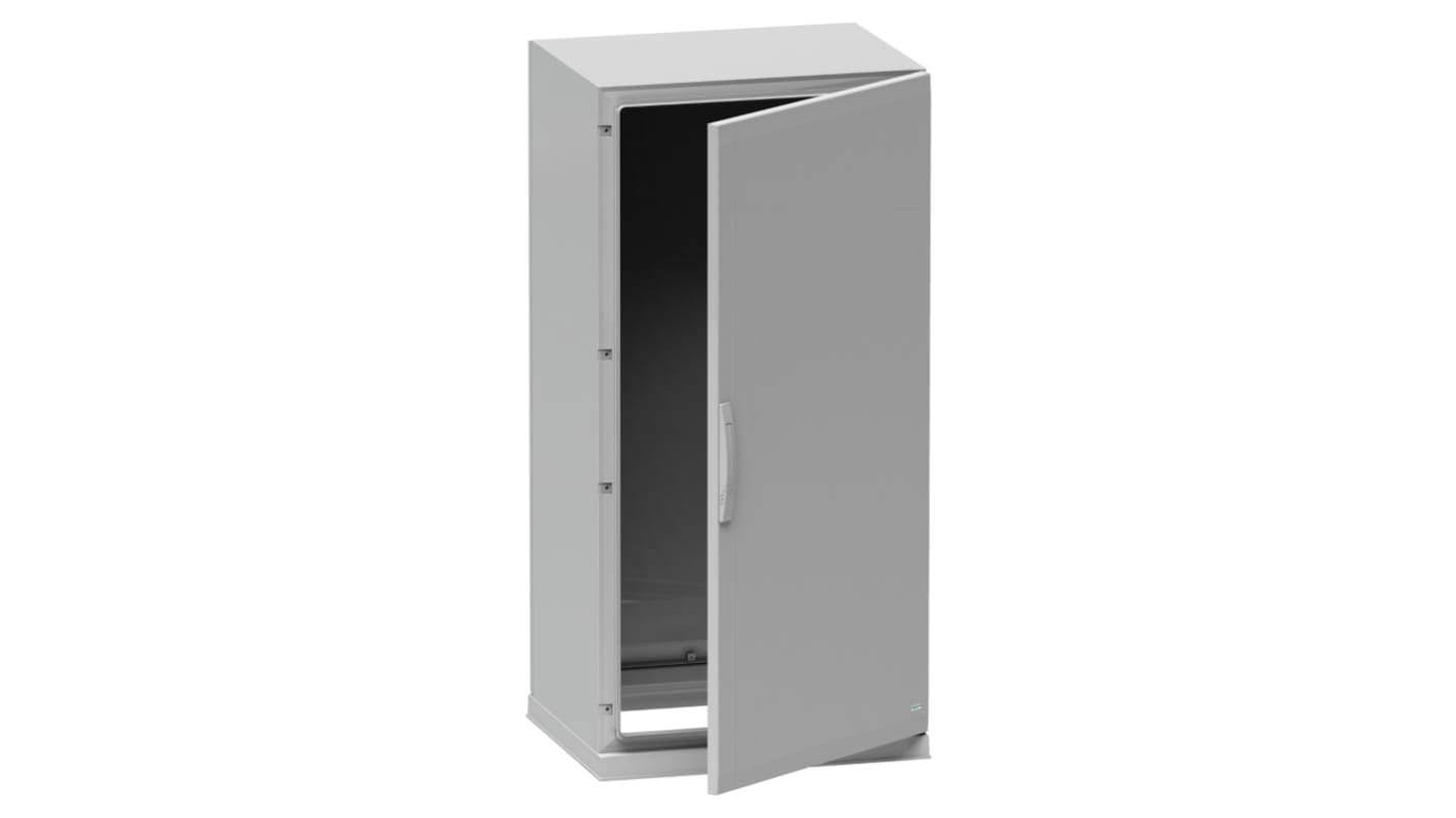 Armario individual de 1 puerta Schneider Electric serie NSYPLA de color Gris, 1250 x 750 x 620mm, IP54