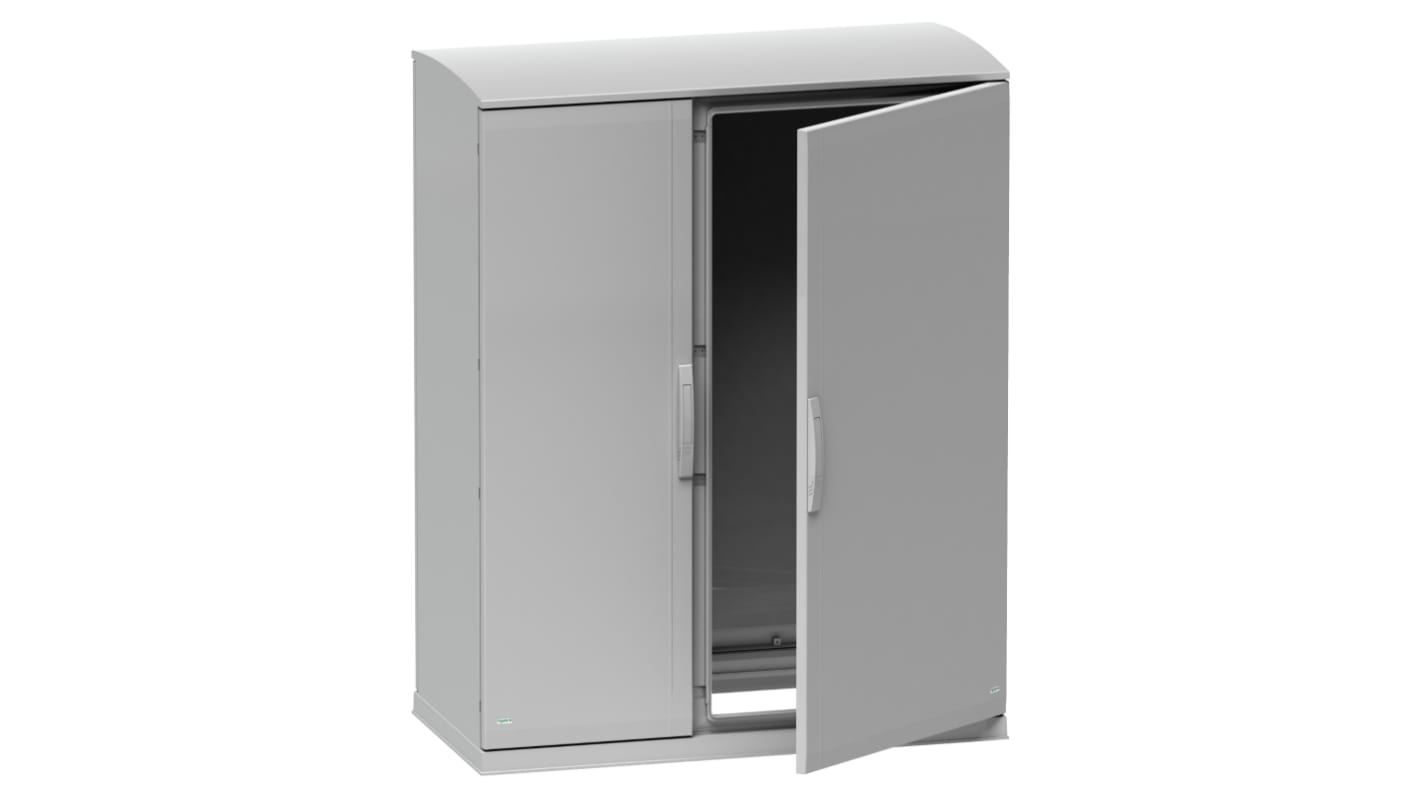 Schneider Electric NSYPLA Series Double-Door-Door Floor Standing Enclosure, IP44, 1250 x 1250 x 420mm