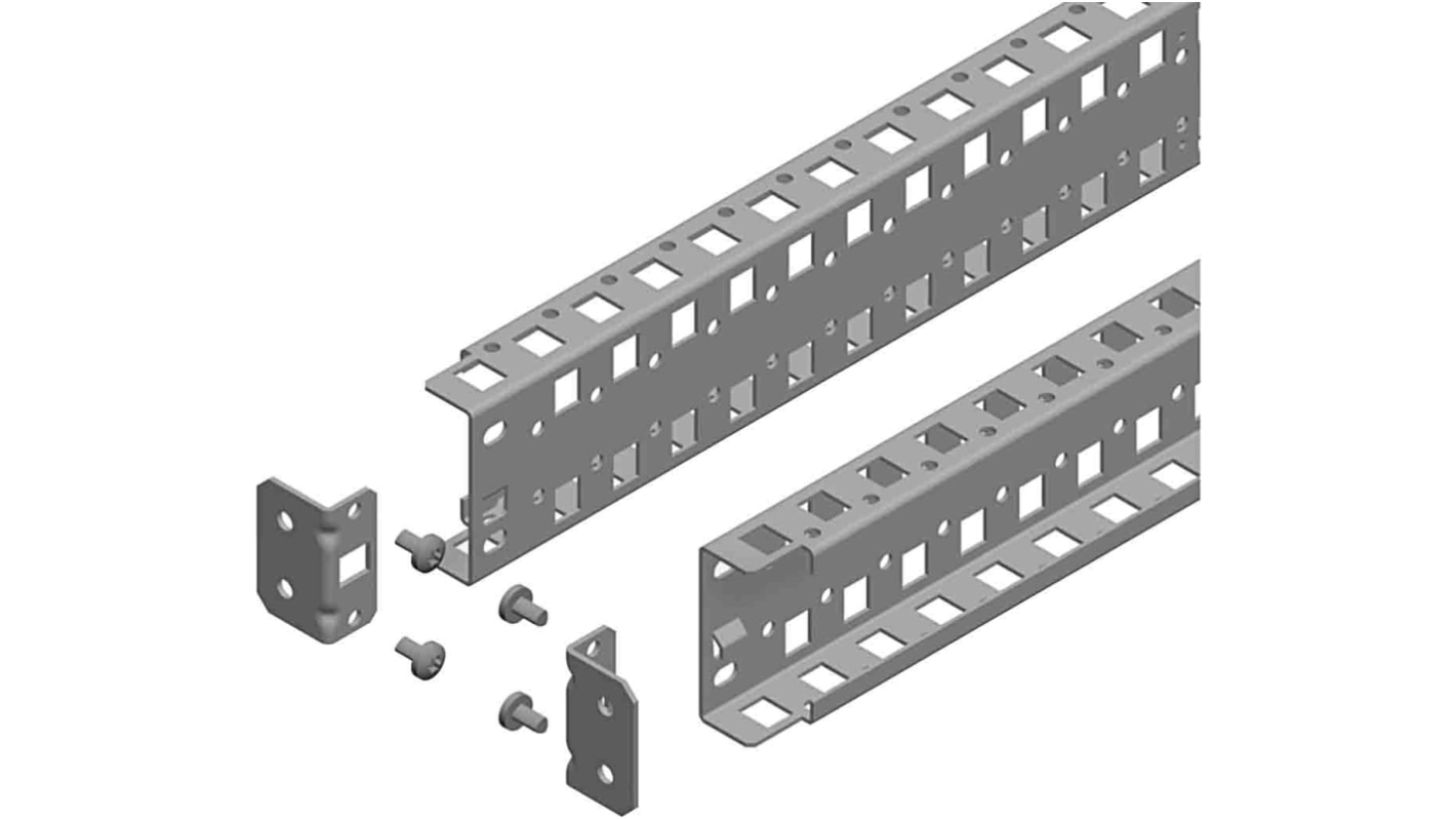 Raíl transversal Schneider Electric serie NSYSUCR, 400 x 65 x 27mm, para usar con Espacial SF, espacial SFX, espacial