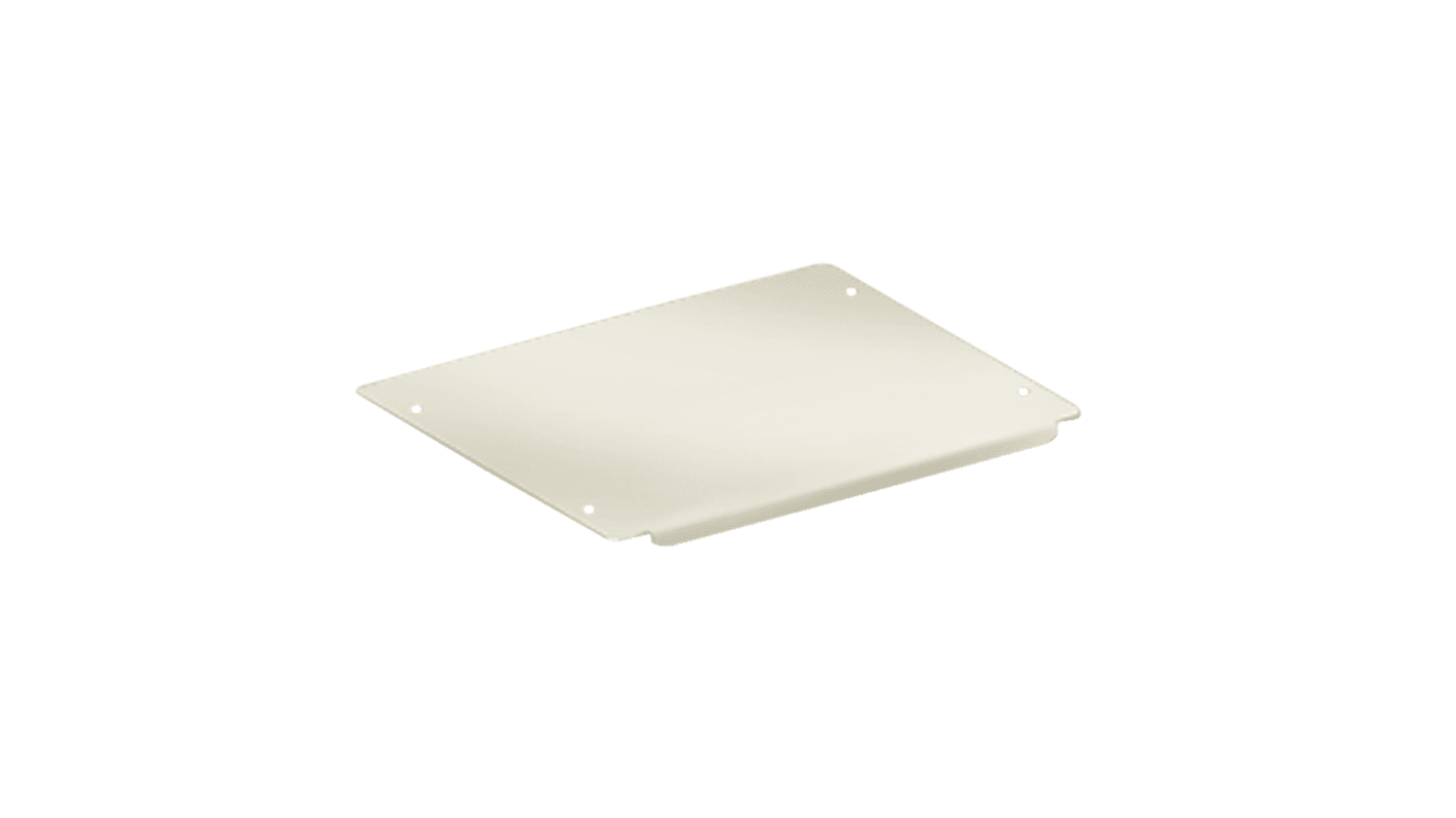 Schneider Electric NSYTSPC Series RAL 7035 Roof Plate, 13mm H, 420mm W for Use with SF Roof For Actassi Plates