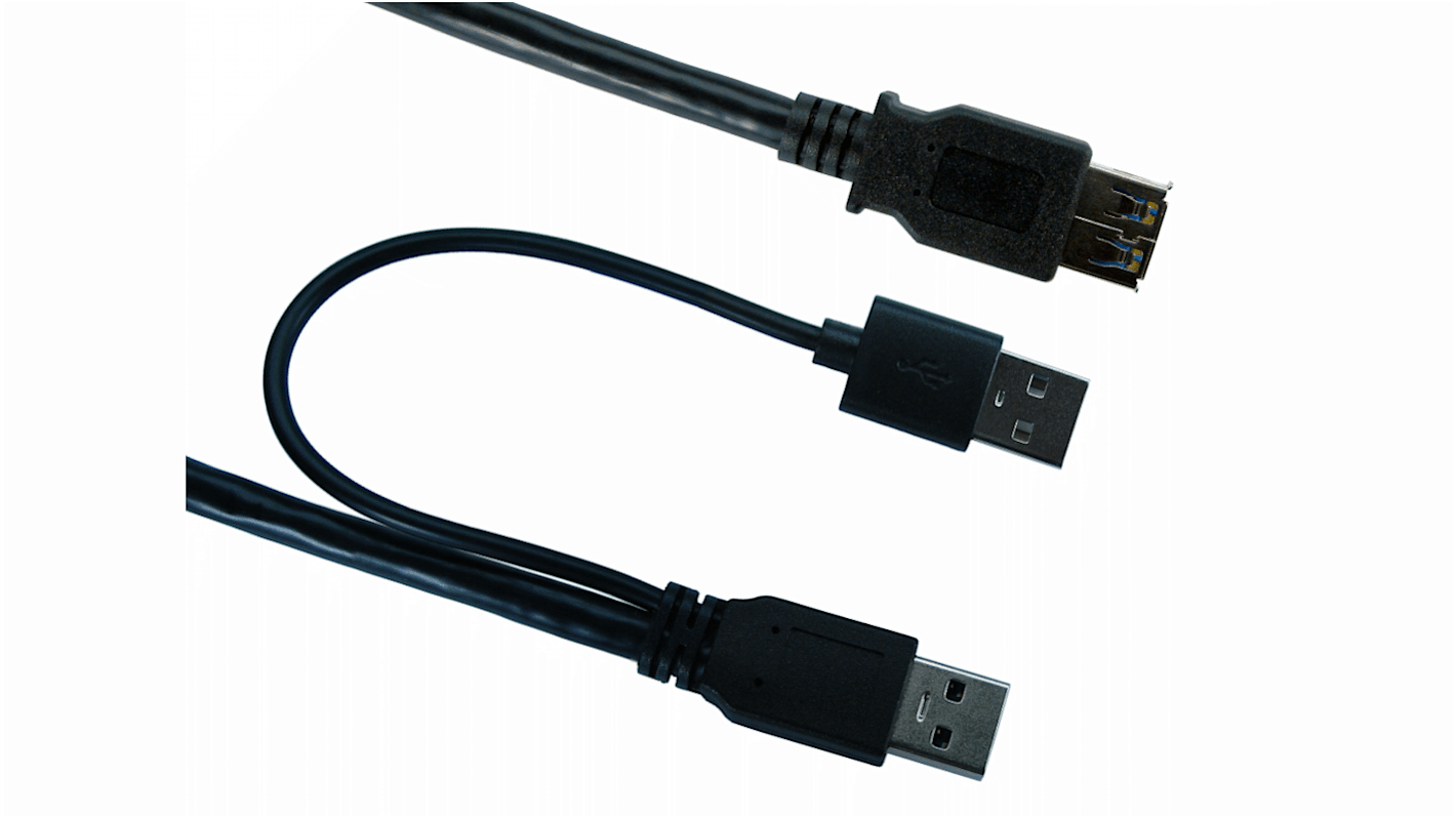 RS PRO USB-Verlängerungskabel, 10m, USB 3.0, USB 1-Port