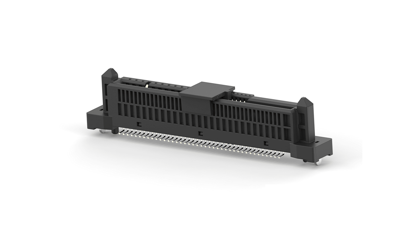 Conector de PCB TE Connectivity serie SAS 2354166, de 68 vías en 2 filas, paso 1.27mm, Montaje Superficial, para soldar