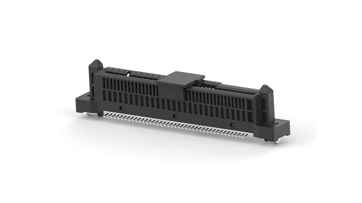 Conector de PCB TE Connectivity serie SAS 2357099, de 68 vías en 2 filas, paso 1.27mm, Montaje Superficial, para soldar