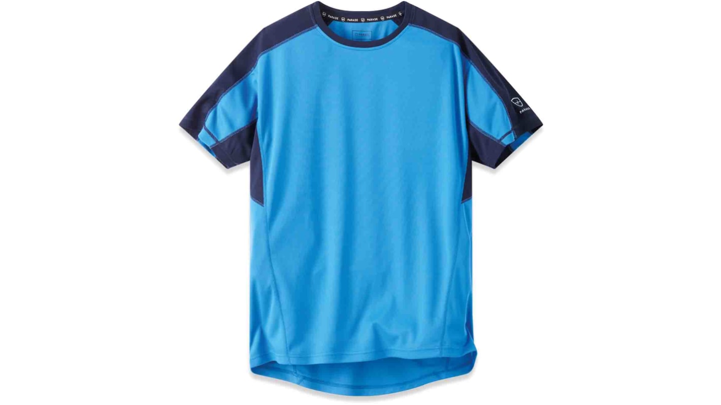 Camiseta de manga corta Parade, de Poliéster, de color Azul, talla XL
