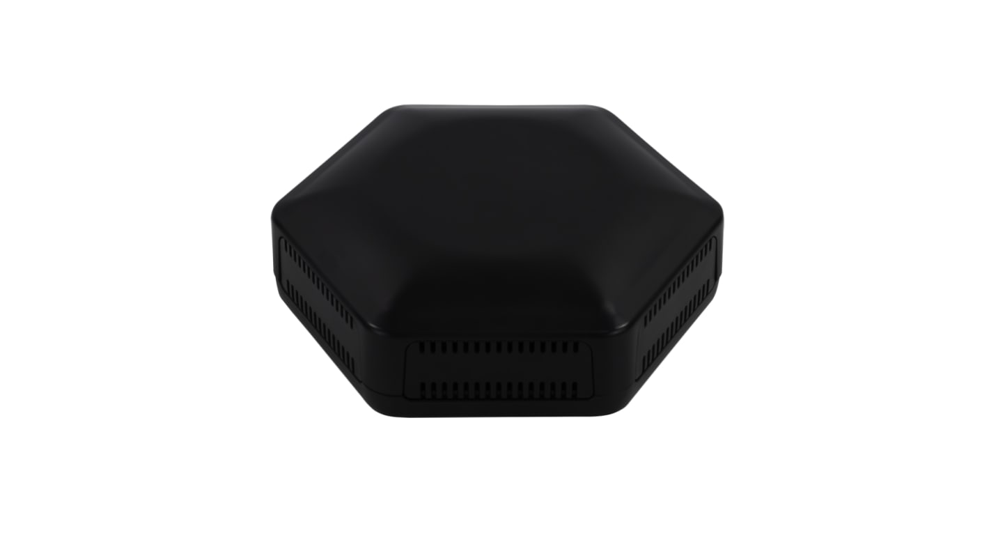 Caja de ABS, 146 x 130 x 45mm, Negro, para Raspberry Pi