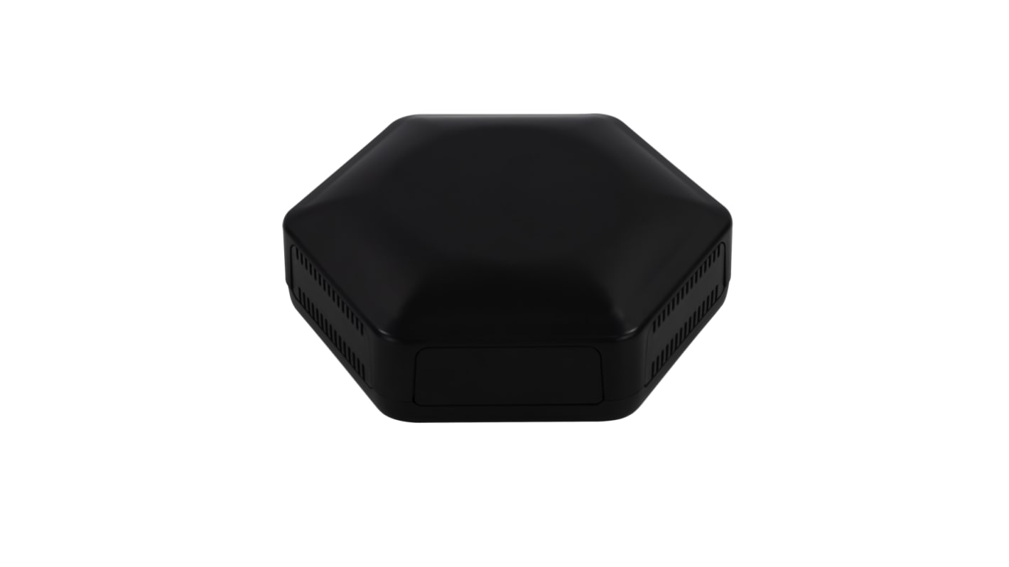 Caja de ABS, 146 x 130 x 45mm, Negro, para Raspberry Pi