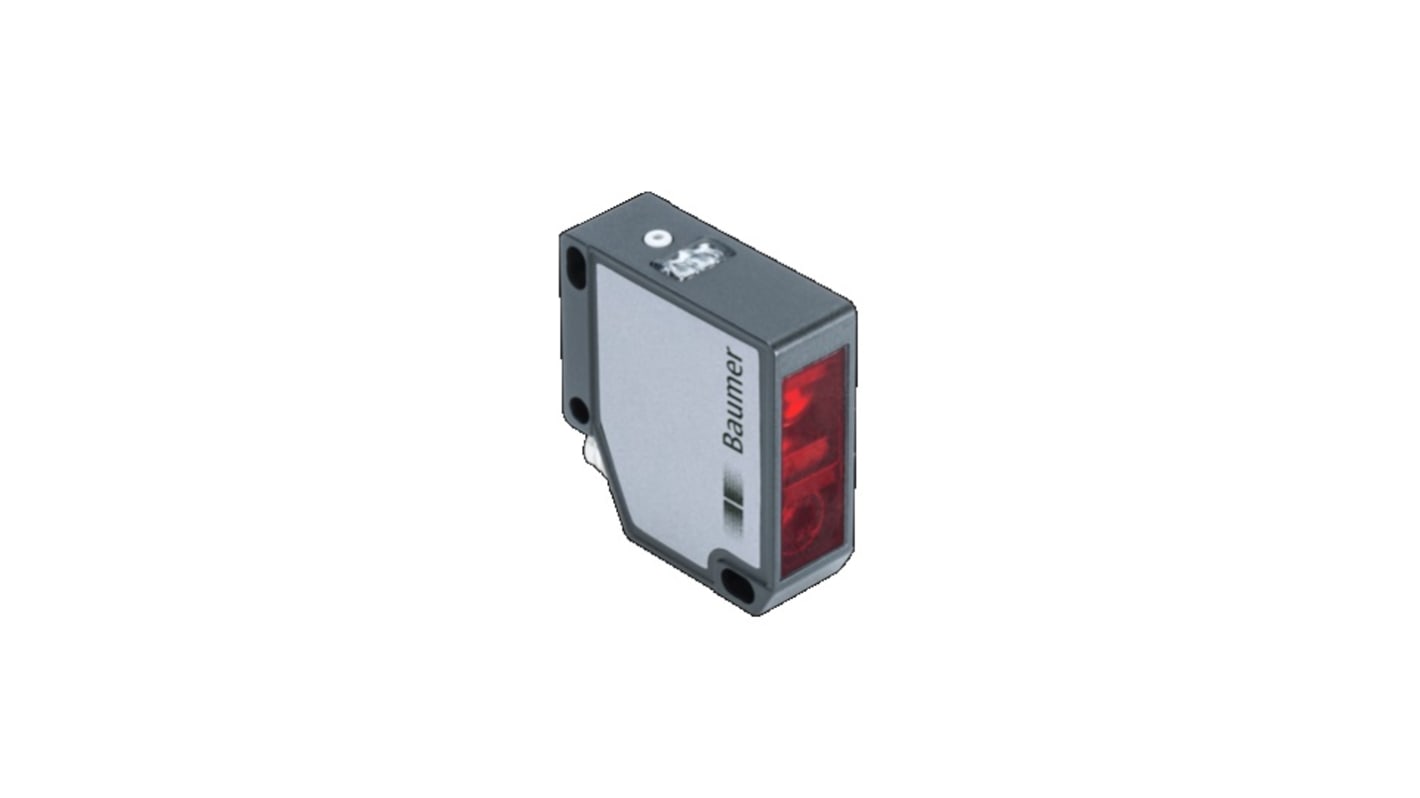 Sensor de distancia rectangular Baumer, Detección de Distancia, alcance 16 mm → 120 mm, salida EMPUJE/TIRE,