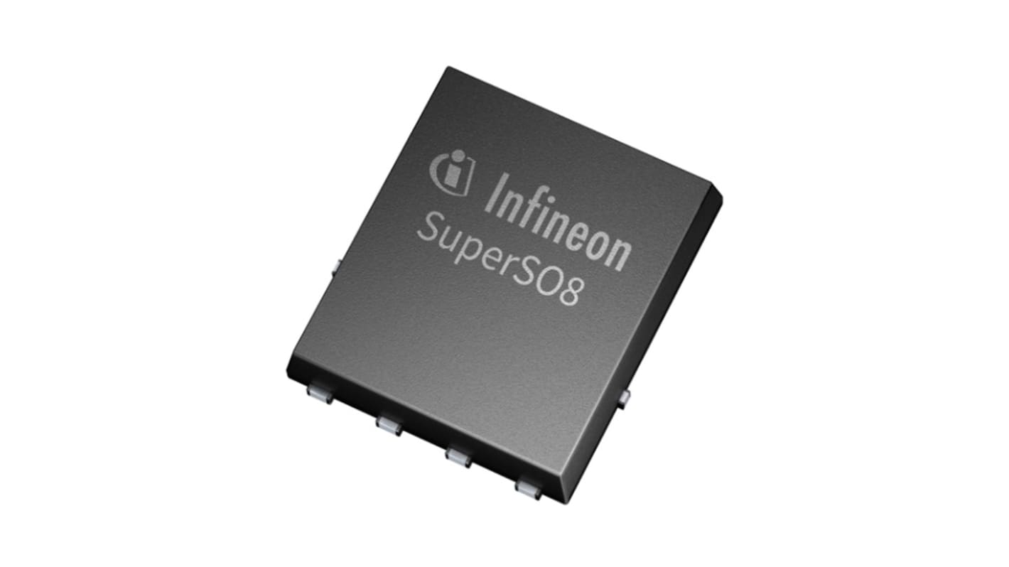 Dual N-Channel MOSFET Transistor & Diode, 137 A, 60 V, 8-Pin SuperSO8 5 x 6 Infineon BSC028N06NSTATMA1