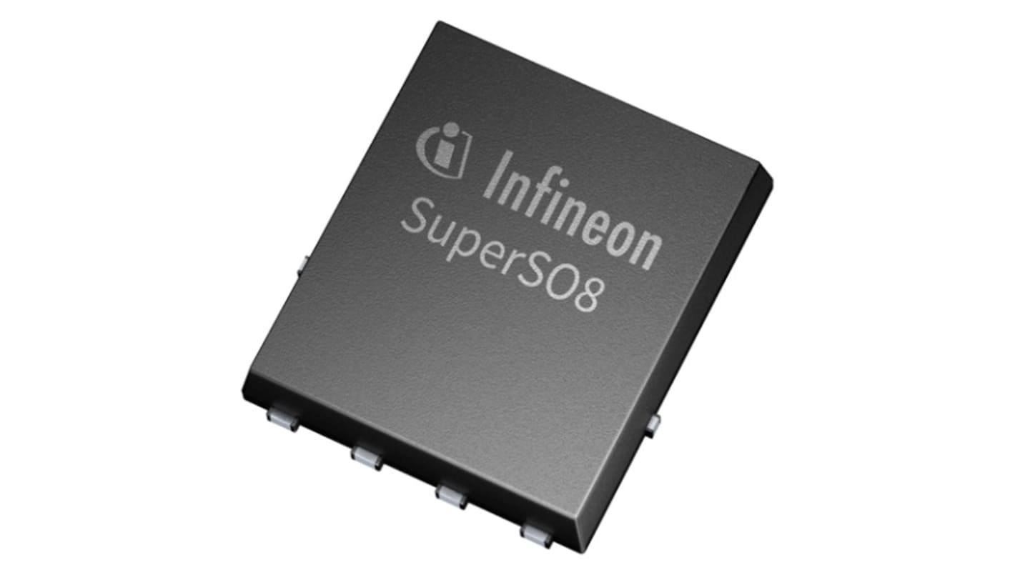 Infineon Nチャンネル ダイオード内蔵80 V 82 A 表面実装 パッケージSuperSO8 5 x 6 8 ピン