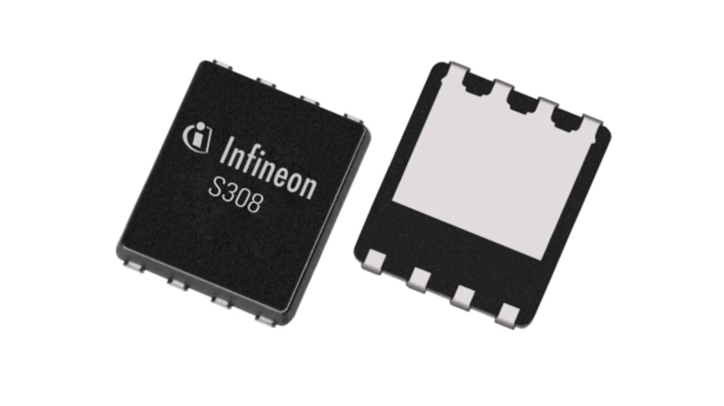 Infineon Nチャンネル ダイオード内蔵60 V 40 A 表面実装 パッケージPQFN 3 x 3 8 ピン