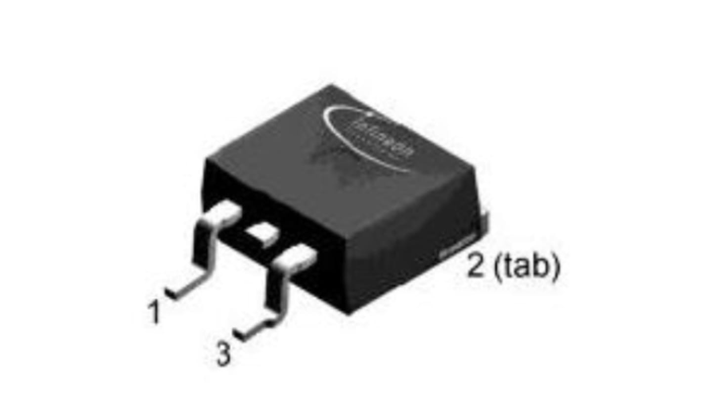 MOSFET Transistor & Diode Infineon canal N, D2PAK (TO-263) 70 A 120 V, 3 broches