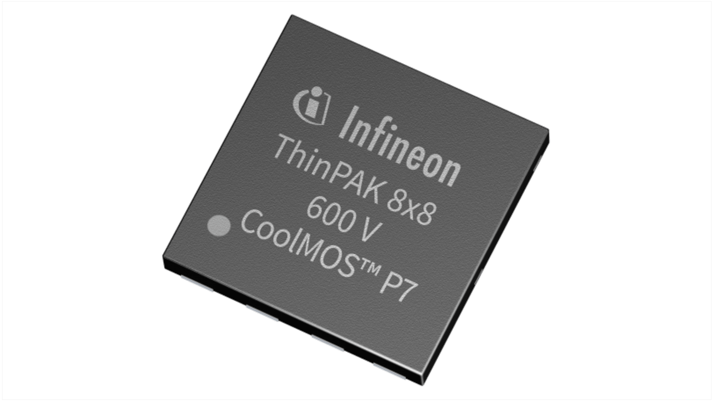 Transistor MOSFET + diodo Infineon, canale N, 0,105 O, 100 A, ThinkPAK 8 x 8, Montaggio superficiale