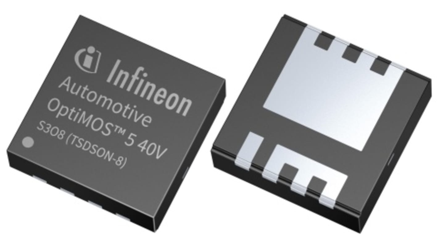 N-Channel MOSFET Transistor & Diode, 40 A, 40 V, 8-Pin PQFN 3 x 3 Infineon IPZ40N04S5L4R8ATMA1