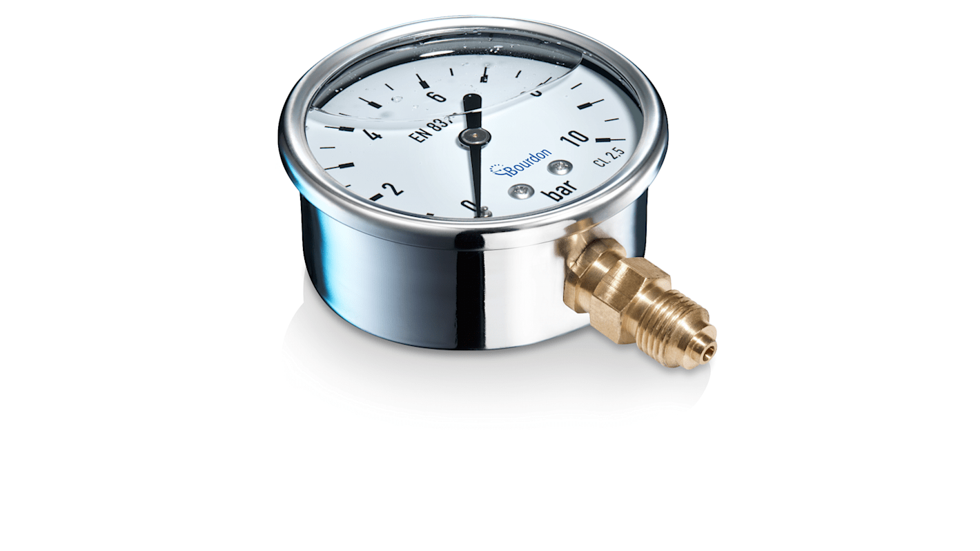 Bourdon G 1/4 Analogue Pressure Gauge 400bar Bottom Entry, MIT3-D22.B38, 0bar min.