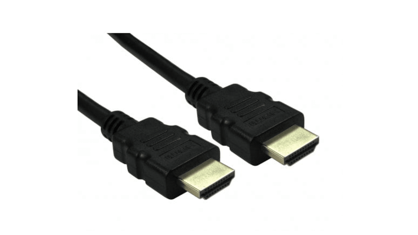 NewLink HDMI-Kabel A HDMI Stecker B HDMI Stecker Premium-Hochgeschwindigkeit 8K @ 120 Hz max., 1m, Schwarz