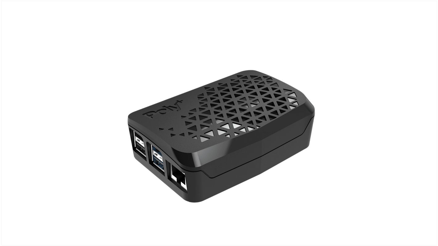 Caja Argon 40 de Plástico Negro para Raspberry Pi 4