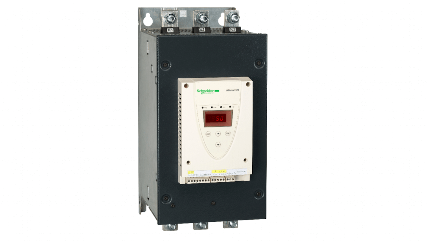 Démarreur étoile-triangle progressif, triphasé Schneider Electric Altistart 22, 223,71 kW 208 → 600 V c.a.