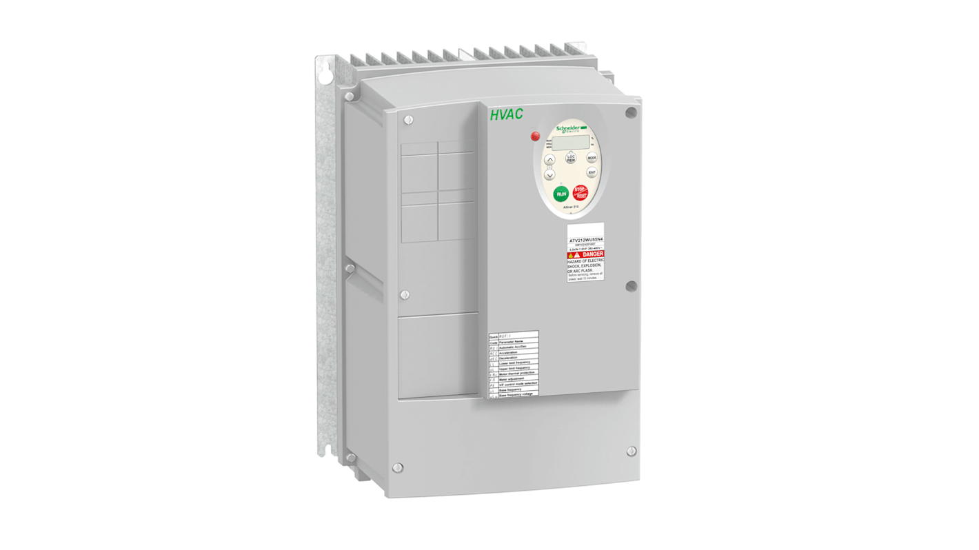 ATV212WU30N4C Schneider Electric Variable Speed Drive, 3 kW, 3 Phase