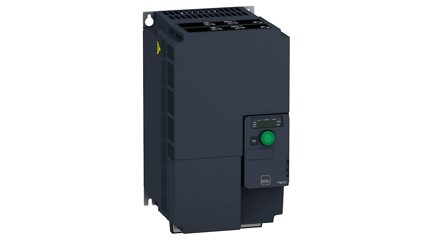 Schneider Electric Variable Speed Drive, 15 kW, 3 Phase, 600 V, 20.1 A, 22.1 A, Altivar Machine ATV320 Series