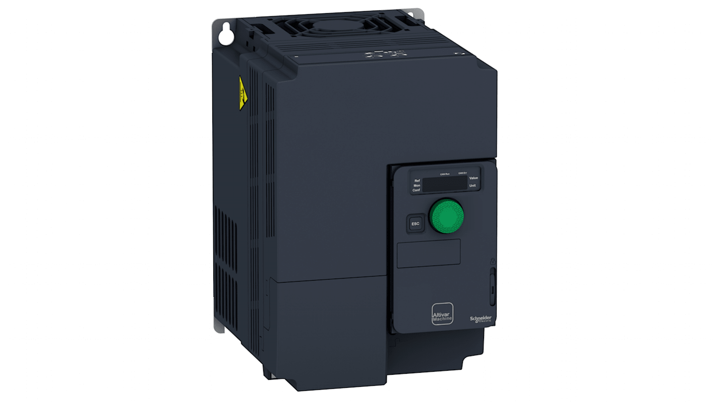 Variador de velocidad Schneider Electric serie Altivar Machine ATV320, 5,5 kW, 240 V, 3 fases, 29,8 A, 35,4 A., IP20,