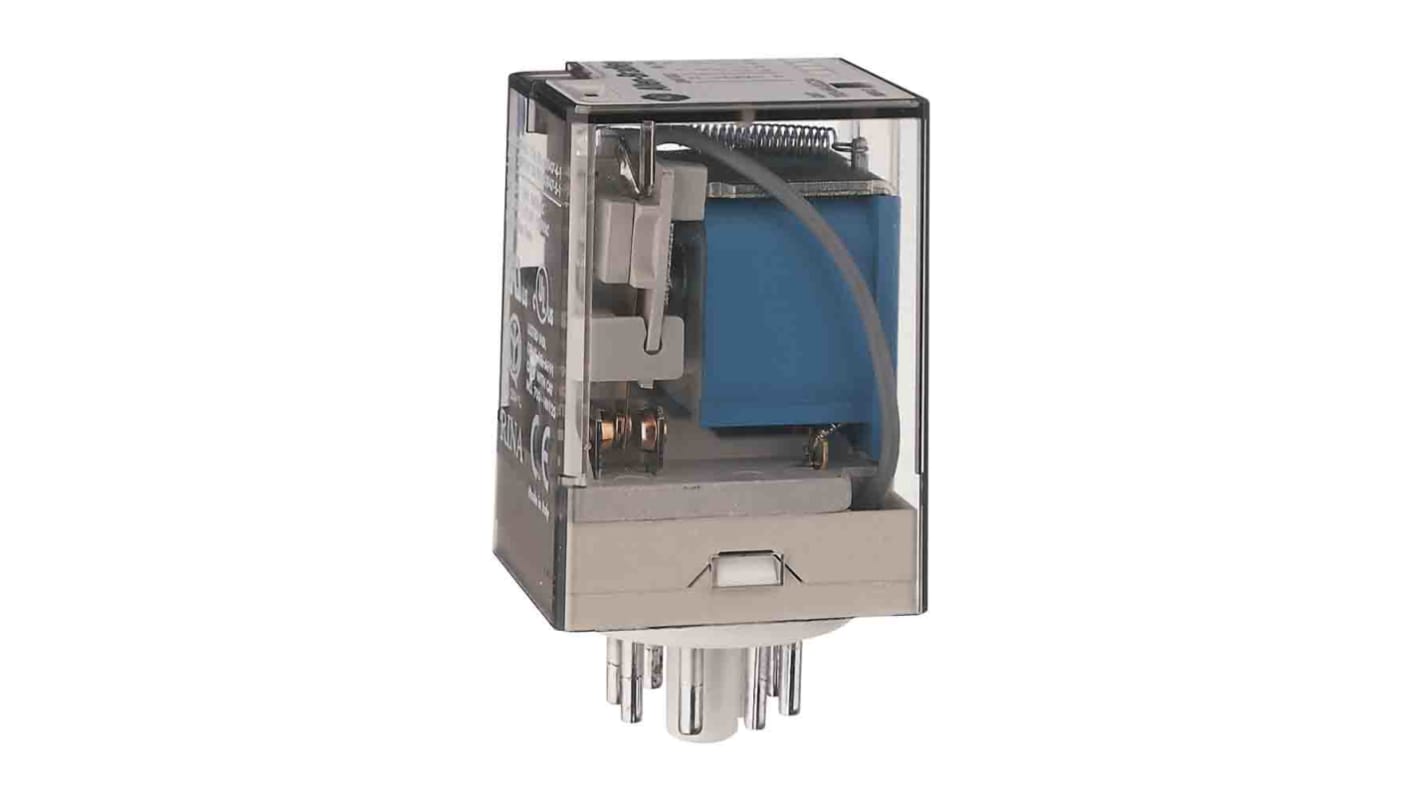 Rockwell Automation Plug In Non-Latching Relay, 120V ac Coil, 10A Switching Current, DPDT