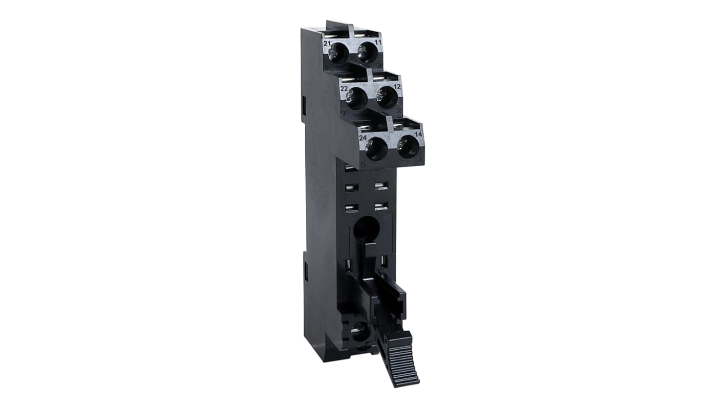 Rockwell Automation 700-HN 8 Pin 300V DIN Rail, Panel Mount Relay Socket, for use with 700-HK Relay