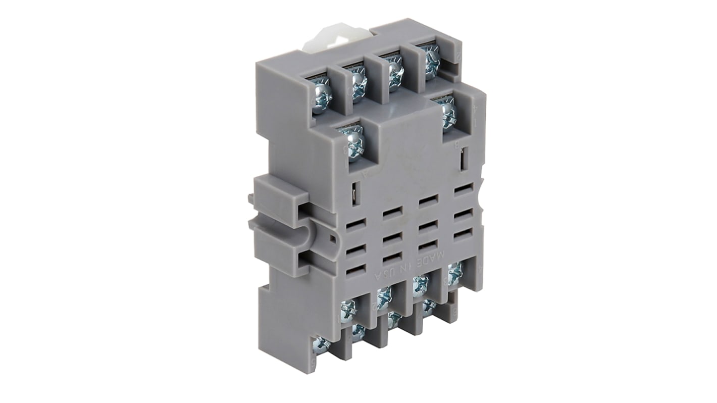 Rockwell Automation Relaissockel zur Verwendung mit 700-HF-Relais 700-HN, 14 -Kontakt , DIN-Schiene, Tafelmontage, 300V