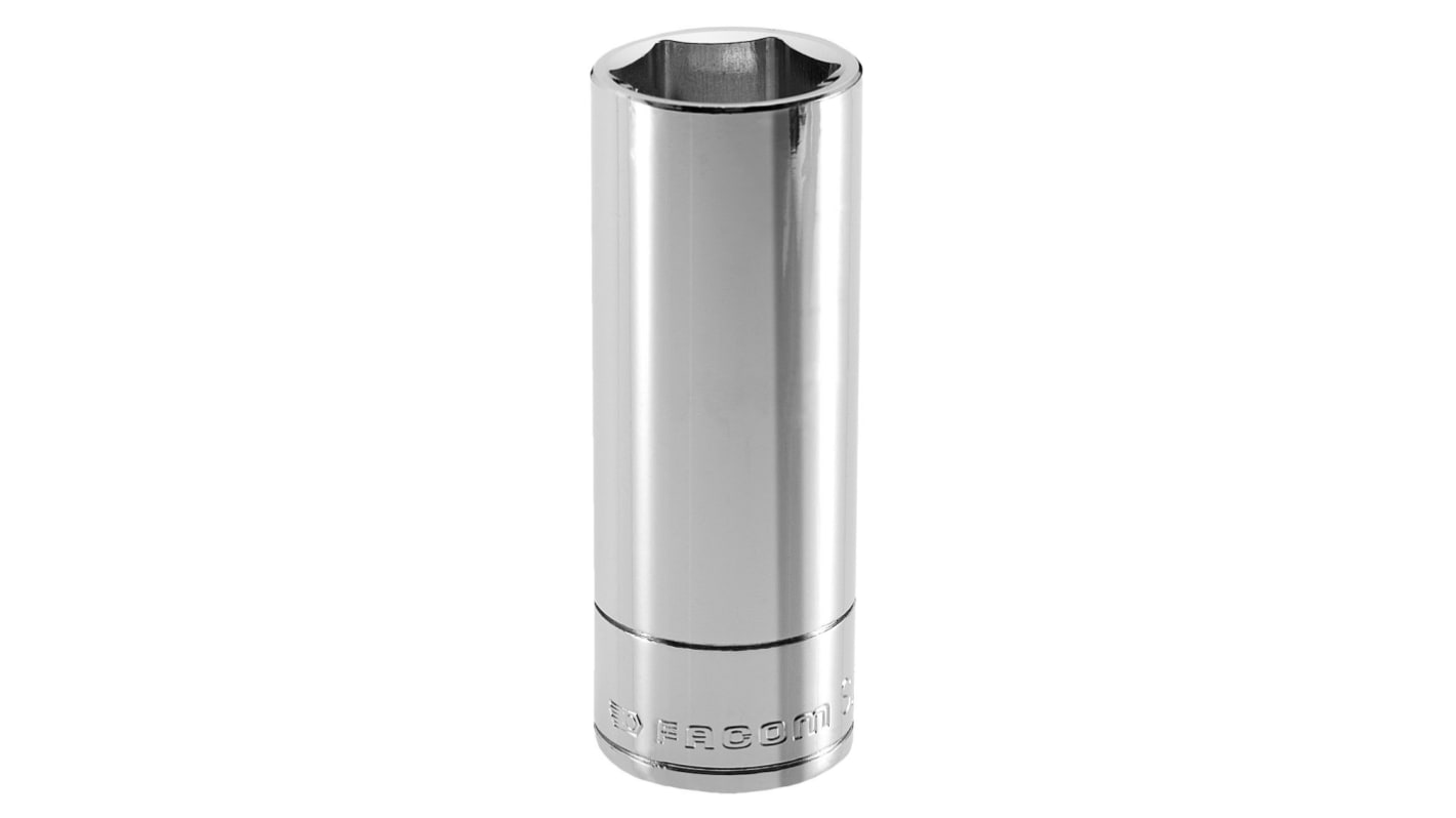 Facom 1/2 in Drive 18mm Deep Socket, 6 point, 77 mm Overall Length