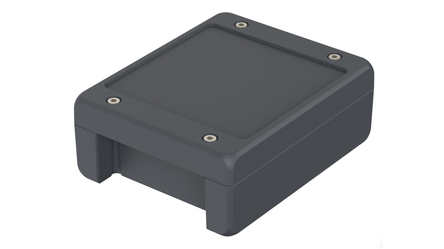 Bopla Bocube Alu Series Graphite Grey Aluminium General Purpose Enclosure, IP66, IP68, IP69, IK09, Graphite Grey Lid,