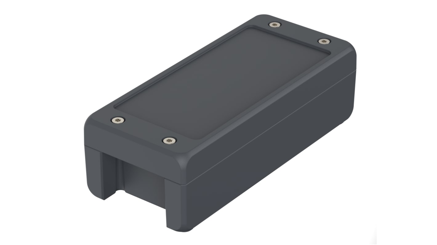 Bopla Bocube Alu Series Graphite Grey Aluminium General Purpose Enclosure, IP66, IP68, IP69, IK09, Graphite Grey Lid,