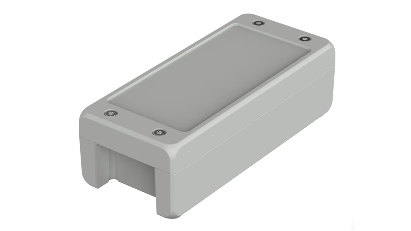 Bopla Bocube Alu Series Light Grey Aluminium General Purpose Enclosure, IP66, IP68, IP69, IK09, Light Grey Lid, 199 x