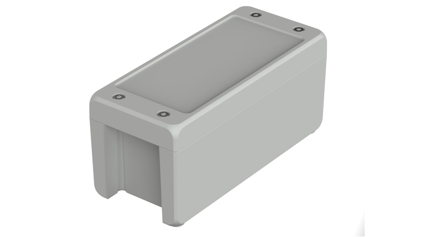 Caja de uso general Bopla de Aluminio Gris claro, 199 x 86 x 90mm, IP66, IP68, IP69, Apantallada