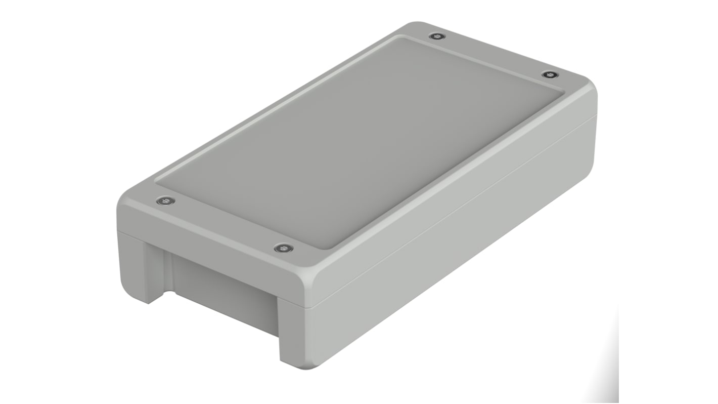 Caja de uso general Bopla de Aluminio Gris claro, 259 x 128 x 60mm, IP66, IP68, IP69, Apantallada