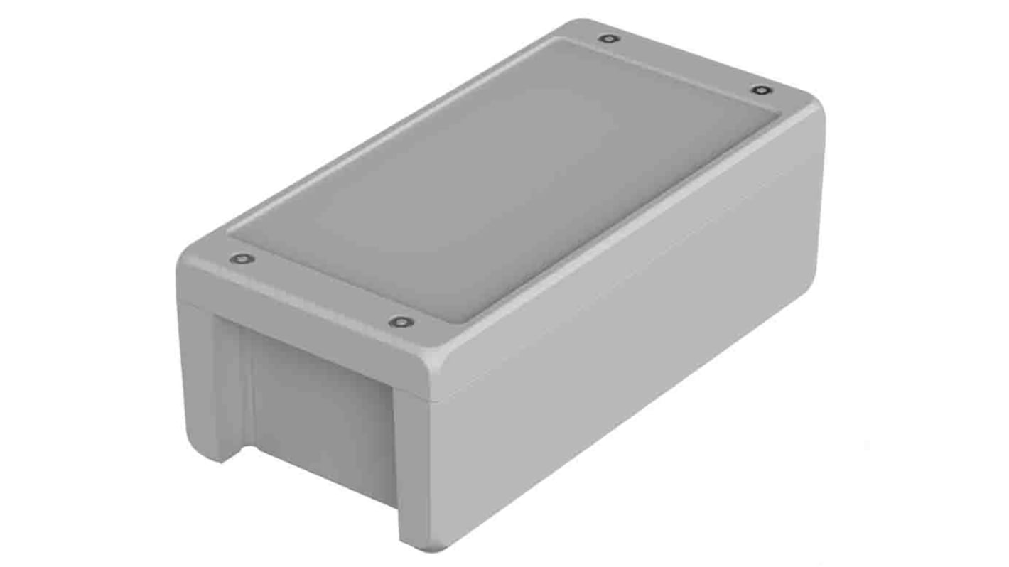 Bopla Bocube Alu Series Light Grey Aluminium General Purpose Enclosure, IP66, IP68, IP69, IK09, Light Grey Lid, 259 x