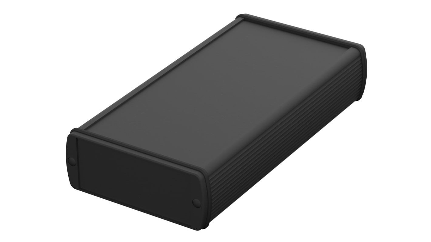 Caja de uso general Bopla de Aluminio Negro, 82 x 32 x 150mm, IP65, Apantallada