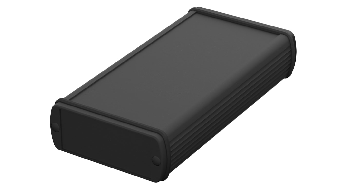 Caja de uso general Bopla de Aluminio Negro, 82 x 32 x 200mm, IP65, Apantallada