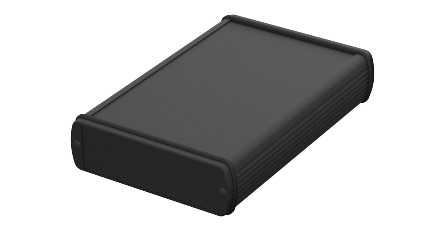 Caja de uso general Bopla de Aluminio Negro, 106 x 32 x 150mm, IP65, Apantallada