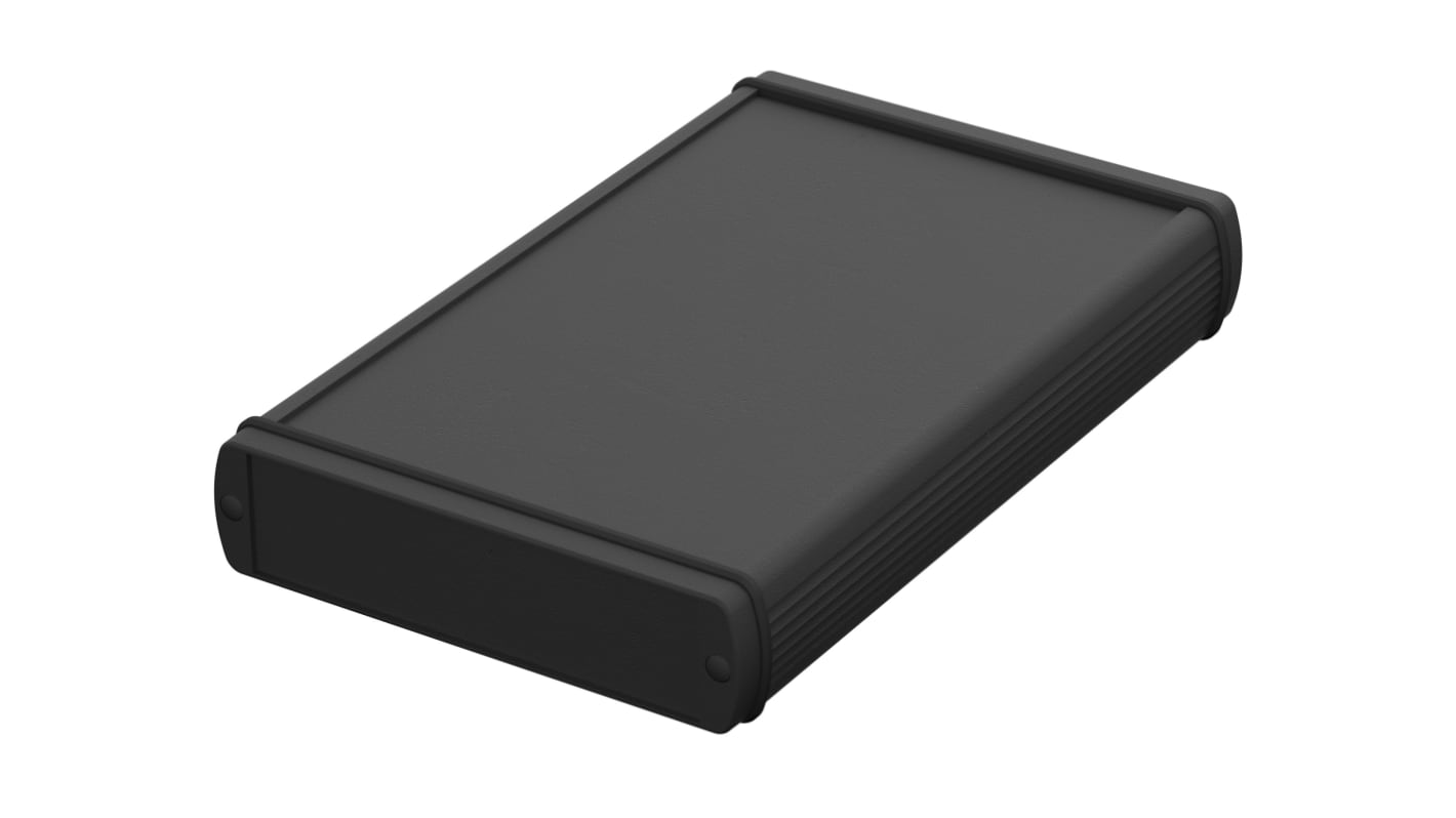 Caja de uso general Bopla de Aluminio Negro, 138 x 34 x 200mm, IP65, Apantallada