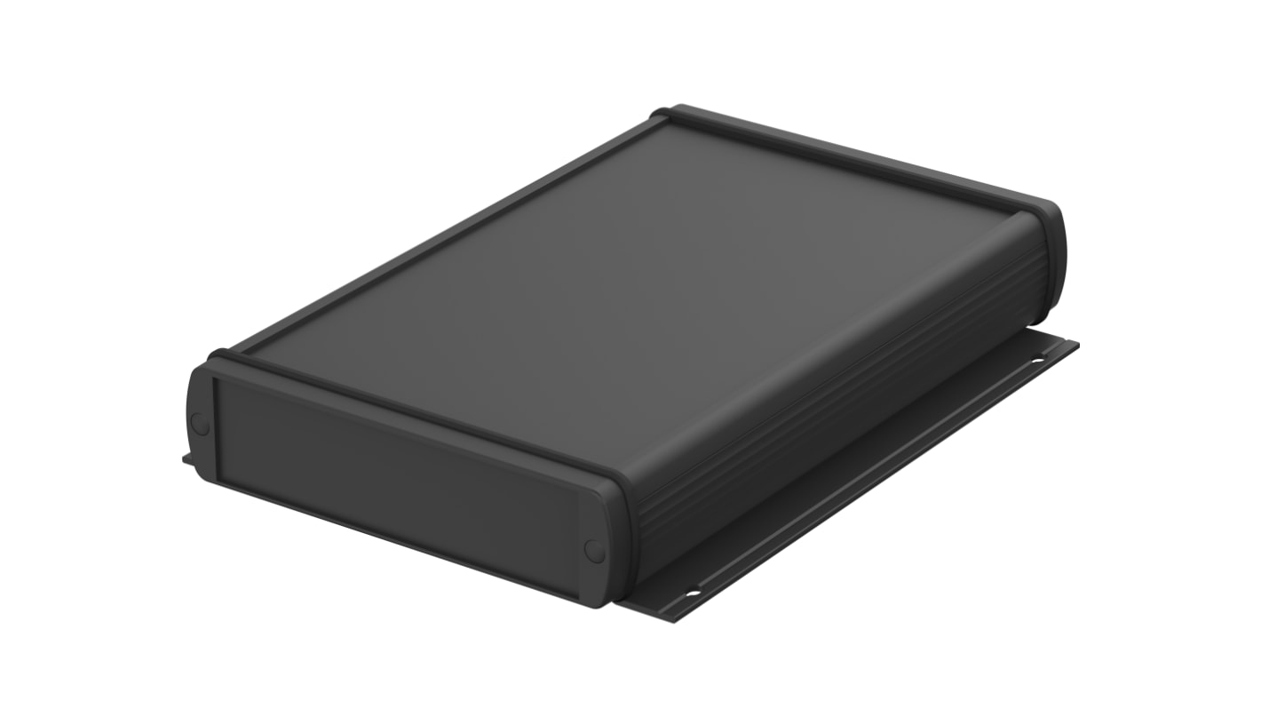 Caja de uso general Bopla de Aluminio Negro, 138 x 34 x 200mm, IP65, Apantallada