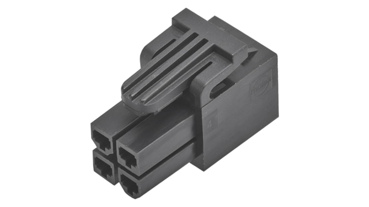 Carcasa de conector de crimpado Molex 172708-1018, Serie 172708, paso: 4.2mm, 18 contactos, 2 filas, Recto, Macho