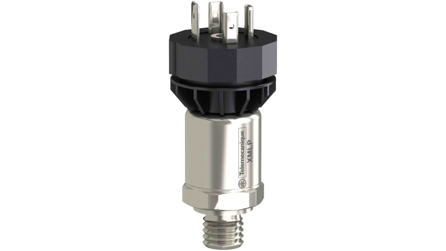 Capteur de pression Telemecanique Sensors 0.5bar max, pour Air, eau douce, gaz, huile hydraulique, G1/4