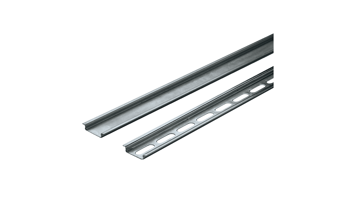 NSYSDR200B | Schneider Electric Perforated DIN Rail, Top Hat Compatible ...