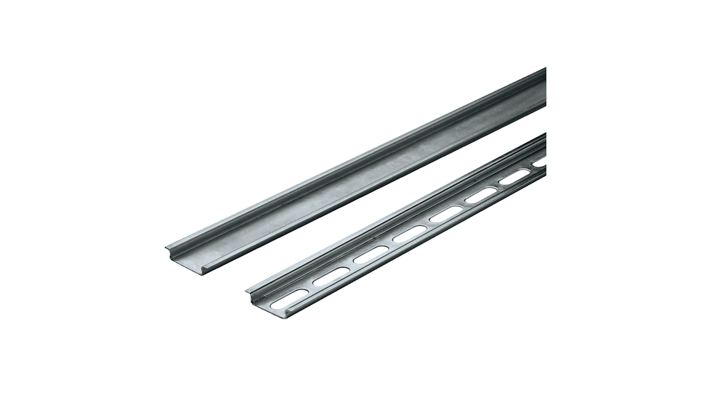 Rail DIN Schneider Electric 2m x 35mm x 7mm, Perforé, Rail oméga