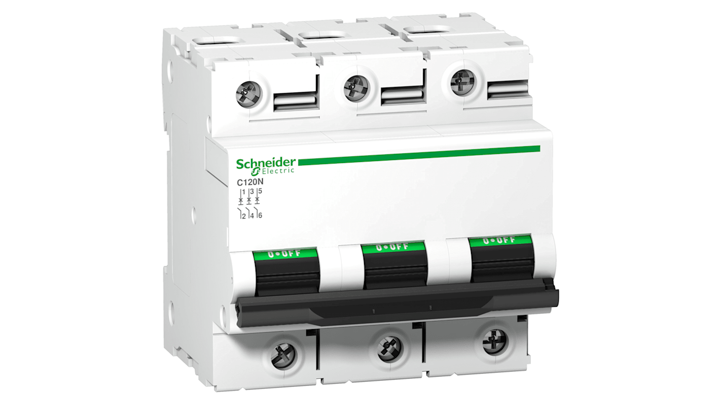 Interruttore magnetotermico Schneider Electric 3P 80A, Tipo B