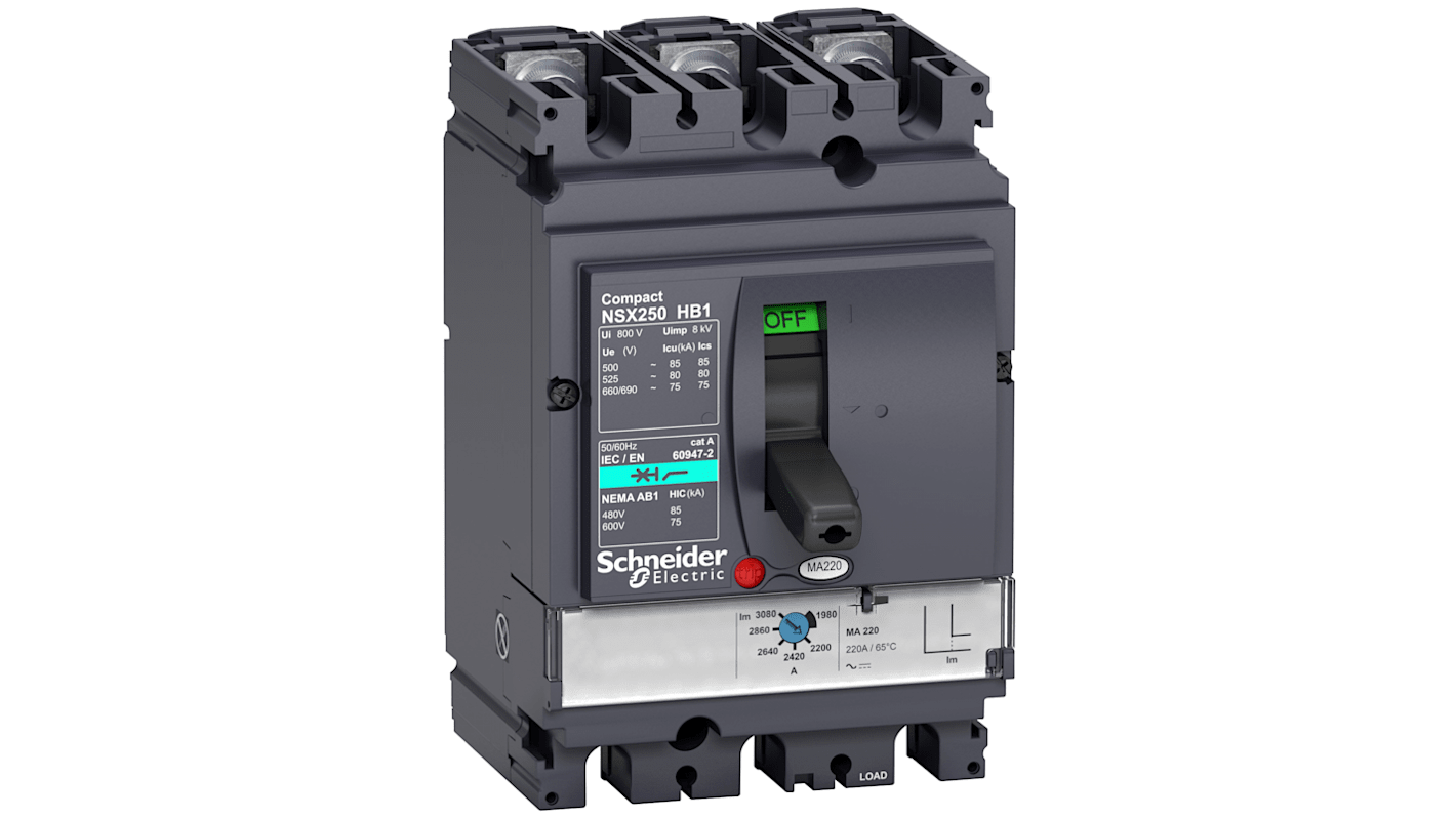 Schneider Electric Kompakt LV43, Leistungsschalter MCCB 3-polig, 150A, Fest