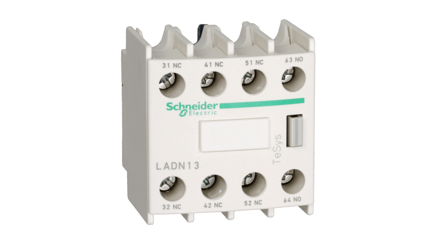 Schneider Electric LADN Hilfskontaktblock TeSys, 1 Öffner + 3 Schließer, 690 V